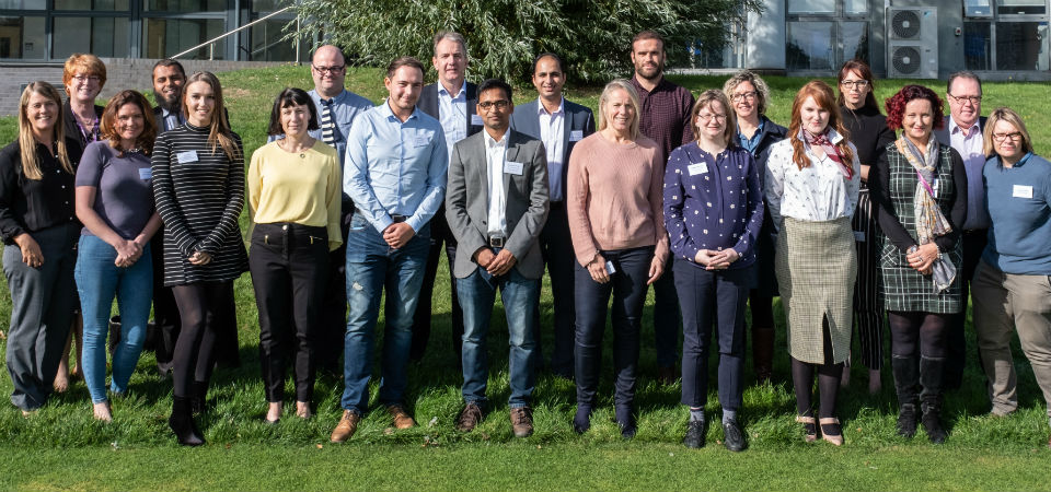 Business school group shot